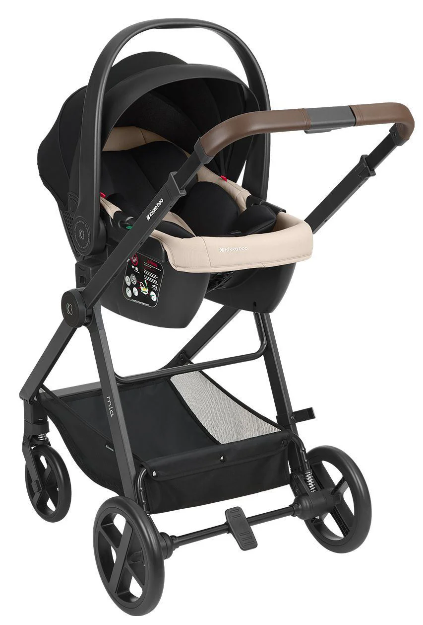 Carucior 3 in 1 KikkaBoo Mia Beige foto