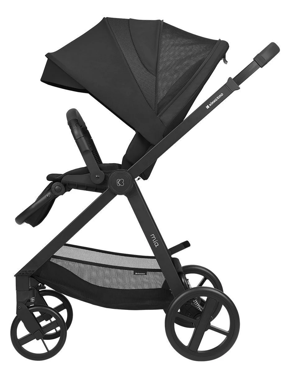 Carucior 3 in 1 KikkaBoo Mia Black foto