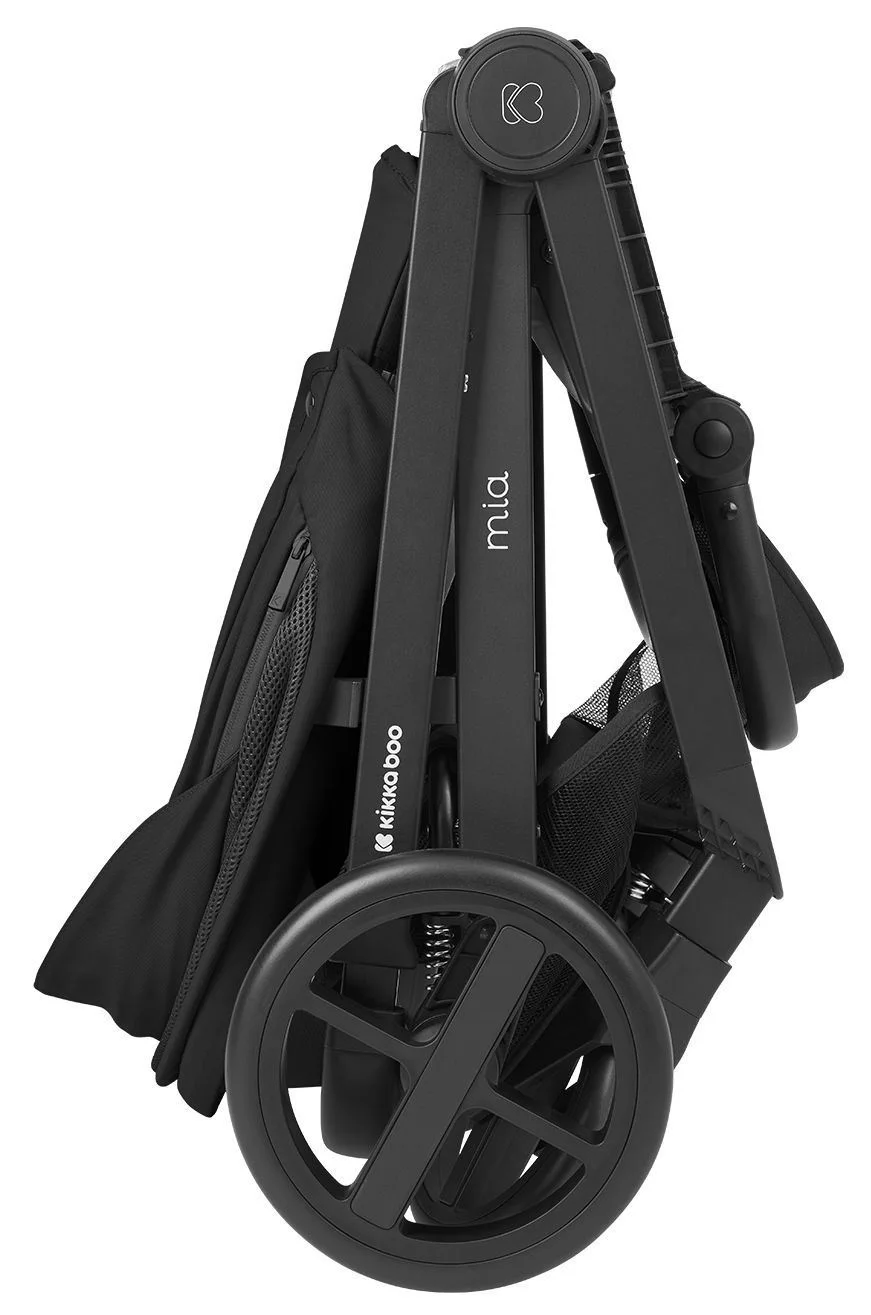 Carucior 3 in 1 KikkaBoo Mia Black foto