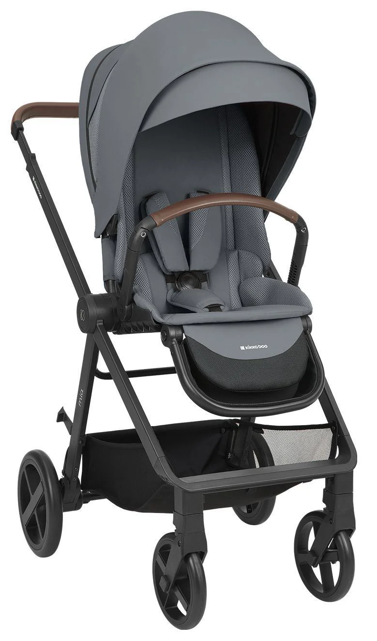 Carucior 3 in 1 KikkaBoo Mia Grey foto