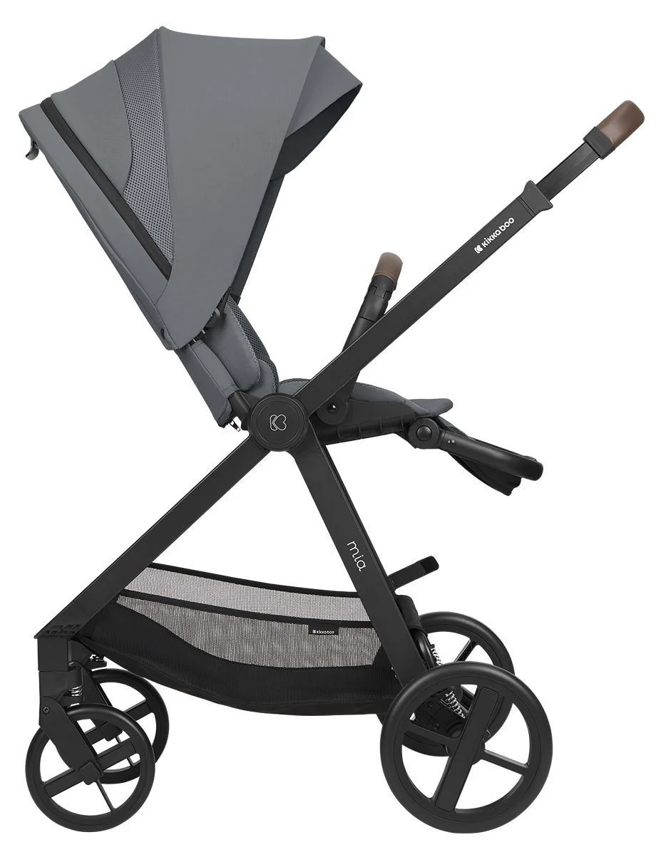 Carucior 3 in 1 KikkaBoo Mia Grey foto