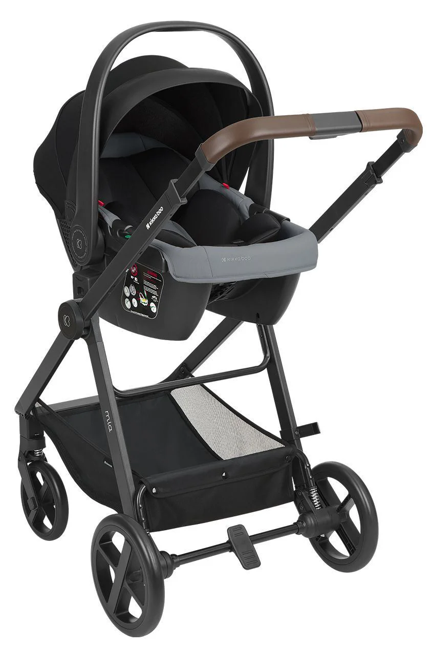 Carucior 3 in 1 KikkaBoo Mia Grey foto