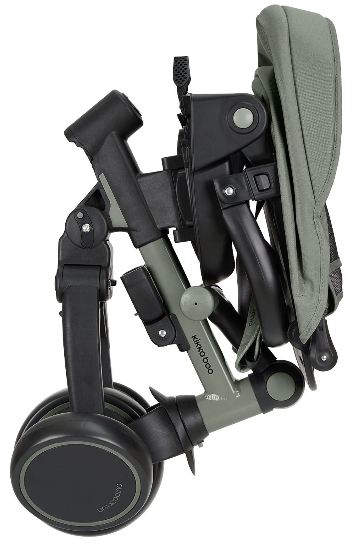 Трёхколёсный велосипед 8 в 1 KikkaBoo Aluma Army Green foto