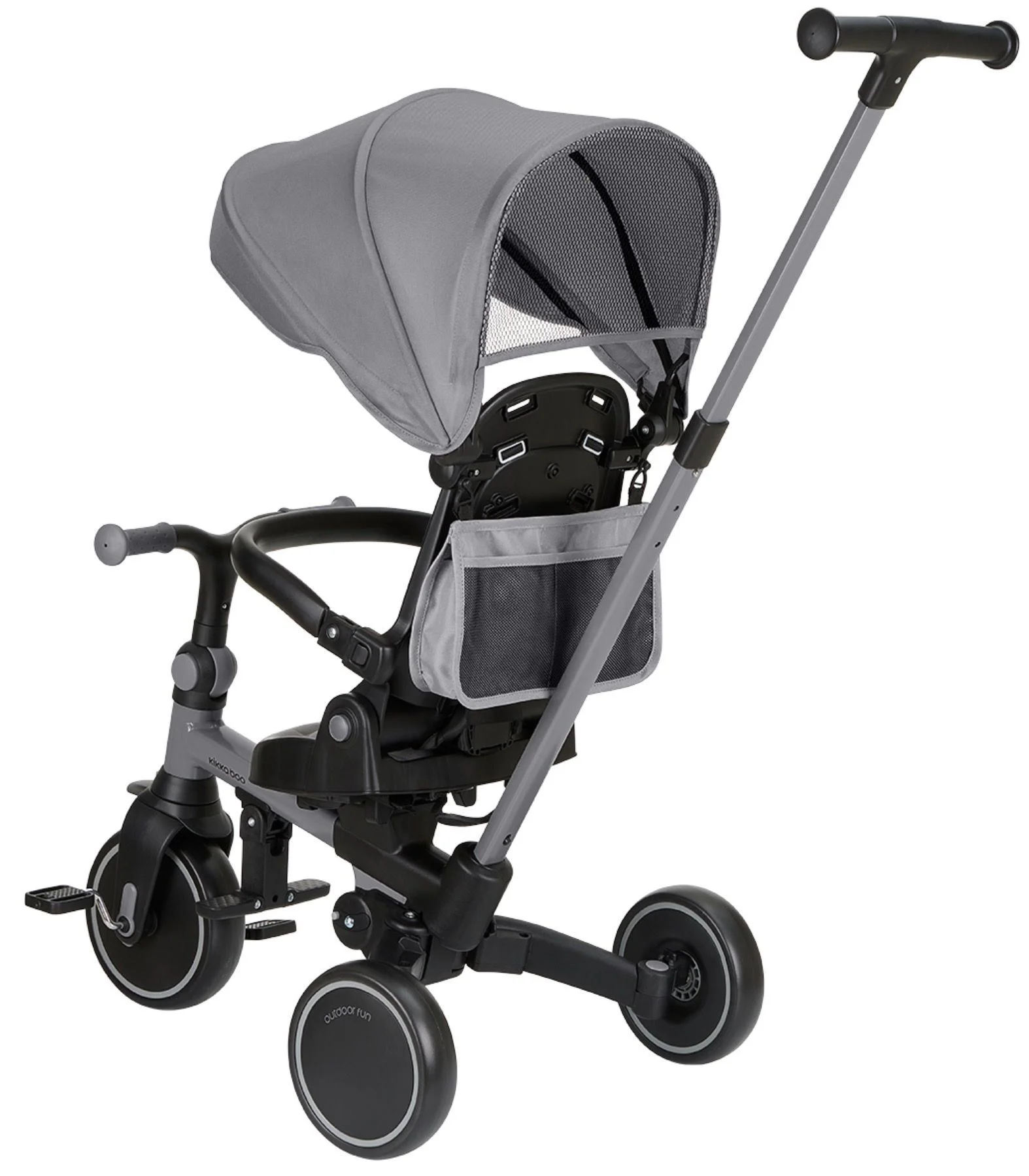 Tricicleta 8 in 1 KikkaBoo Aluma Grey foto