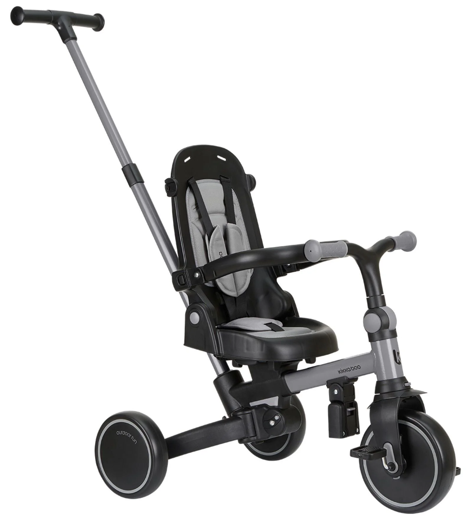Tricicleta 8 in 1 KikkaBoo Aluma Grey foto