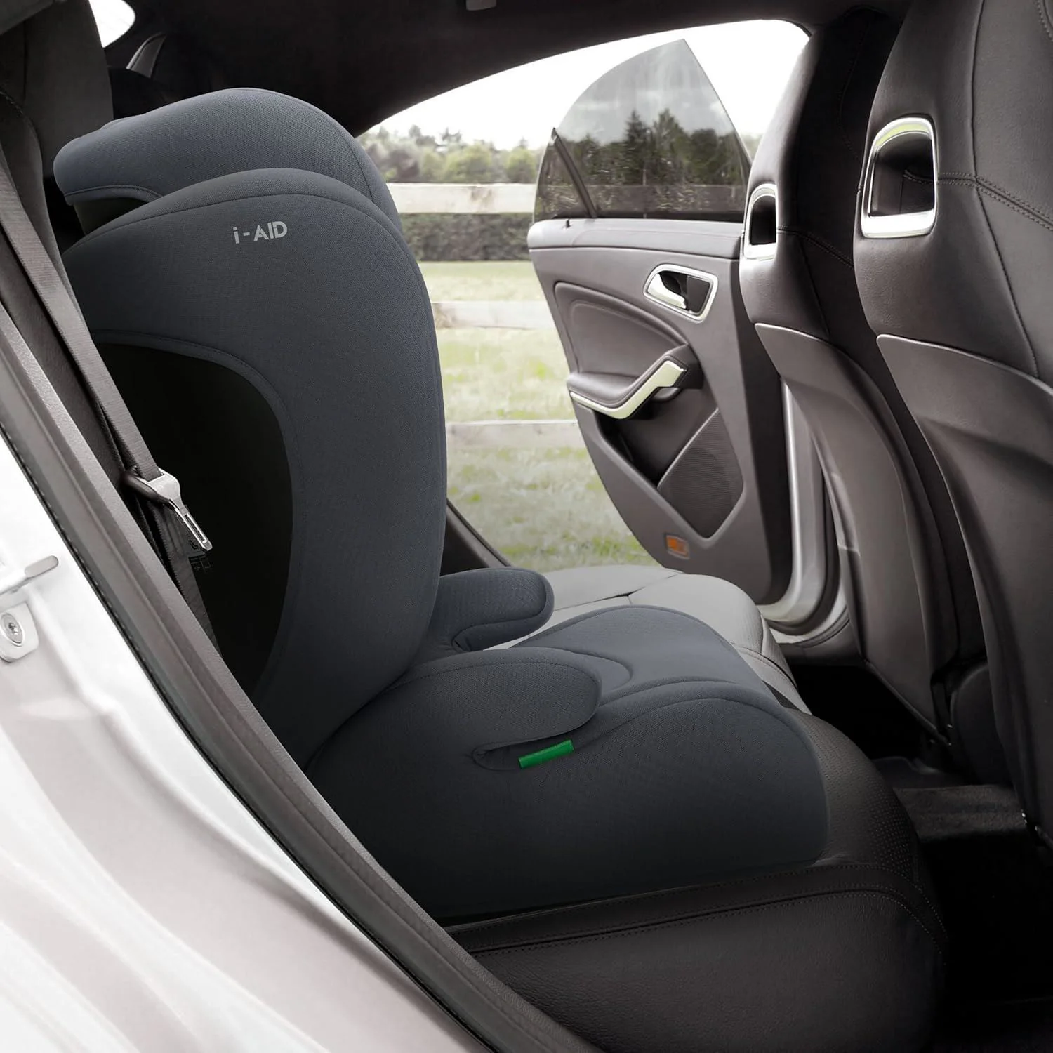 Scaun auto KikkaBoo i-Aid i-Size Dark Grey, 100-150 cm foto
