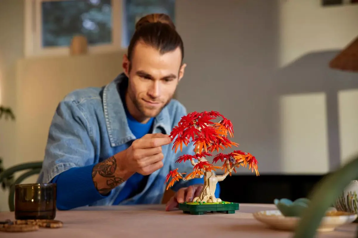 LEGO Botanicals - Bonsai Artar Rosu Japonez, 474 el. foto