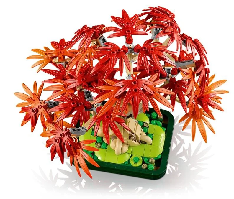 LEGO Botanicals - Bonsai Artar Rosu Japonez, 474 el. foto