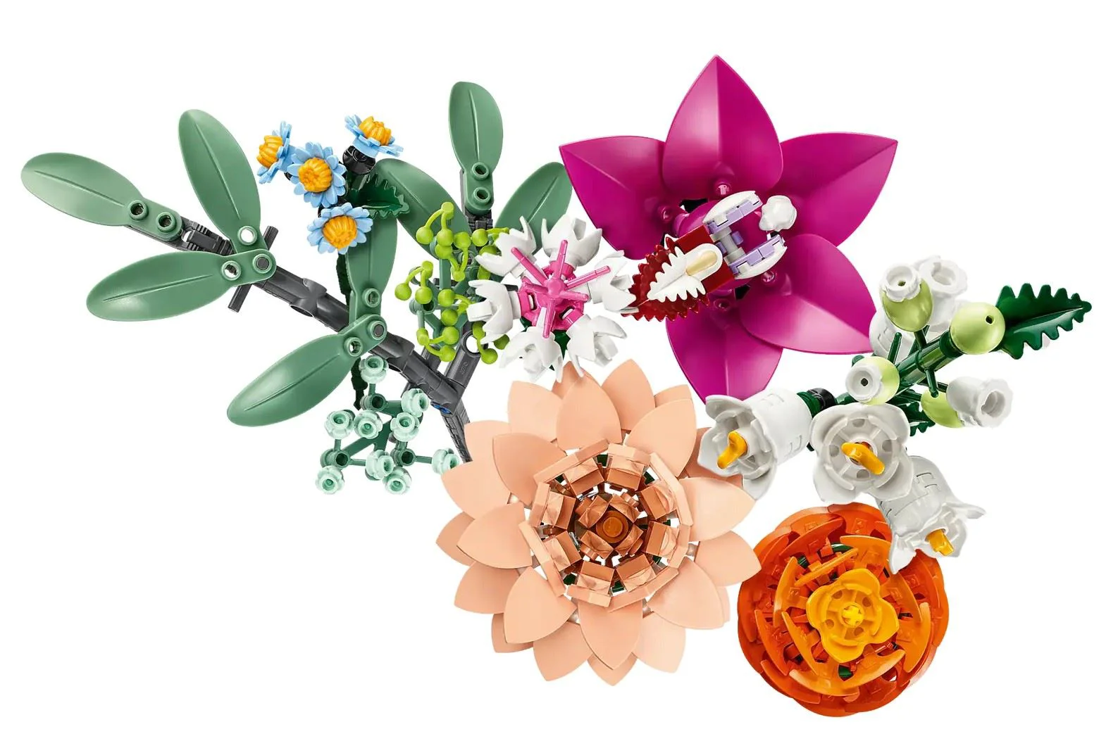LEGO Botanicals - Букет Pretty Pink, 749 эл. foto
