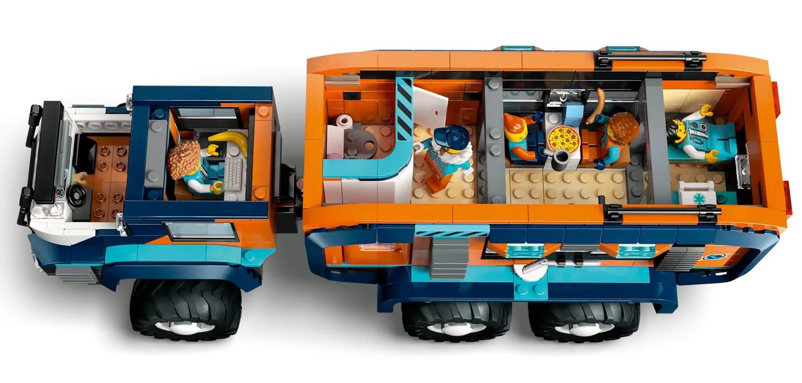 LEGO City - Camion laboratorul polar Arctic Explorer Science Lab, 1064 el. foto