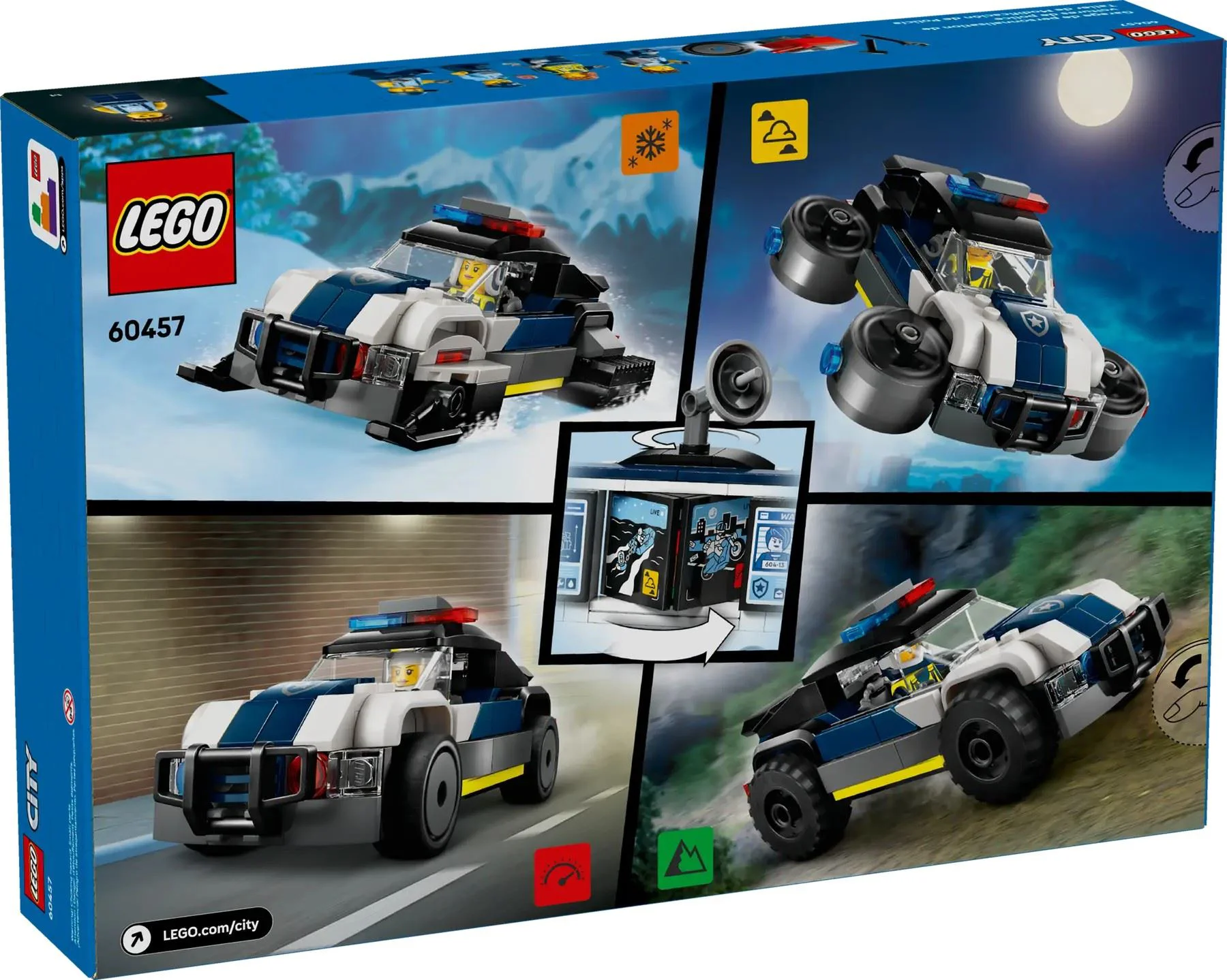 LEGO City - Garaj pentru masina de politie Police Car Garage, 489 el. foto