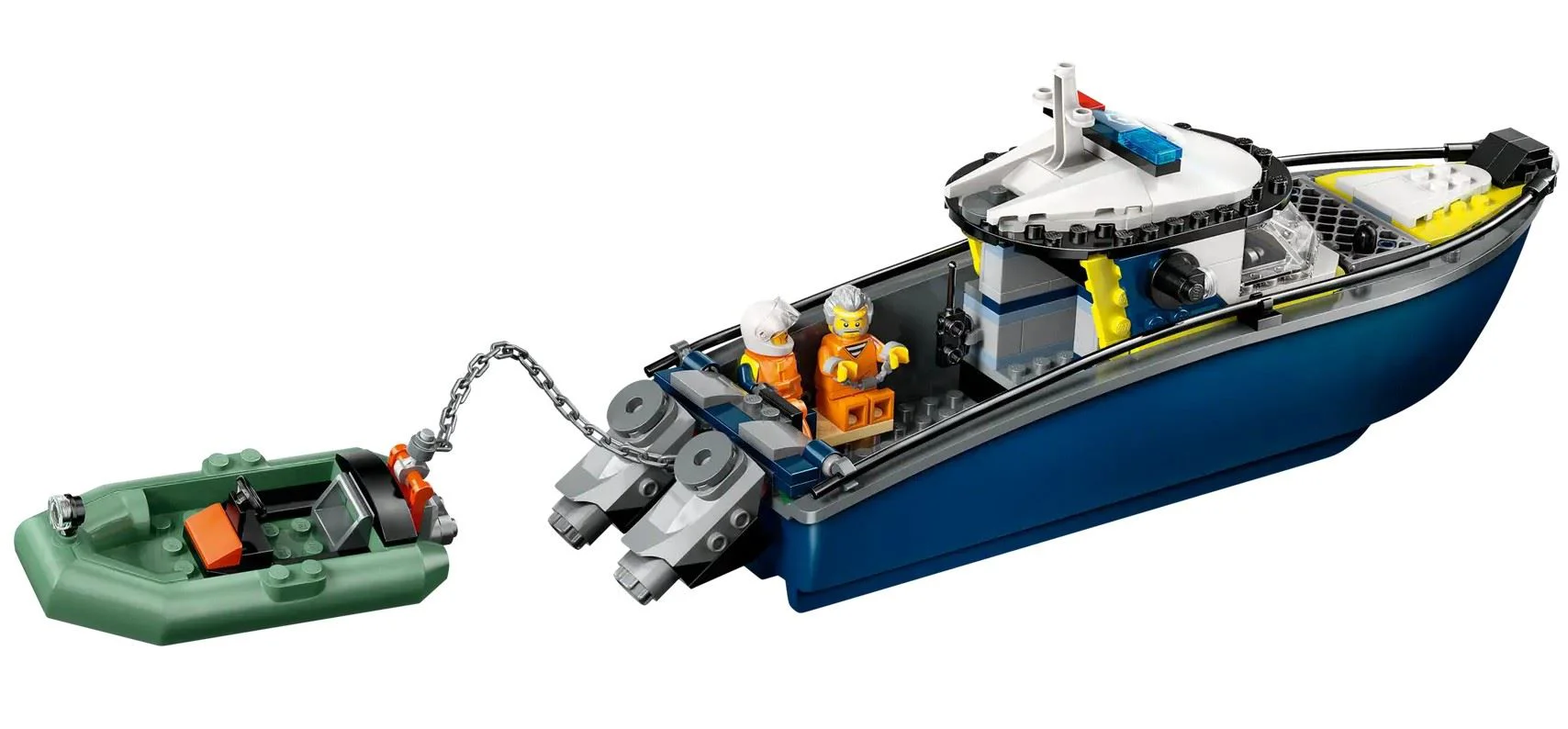 LEGO City - Urmarire cu barca de politie, 264 el. foto