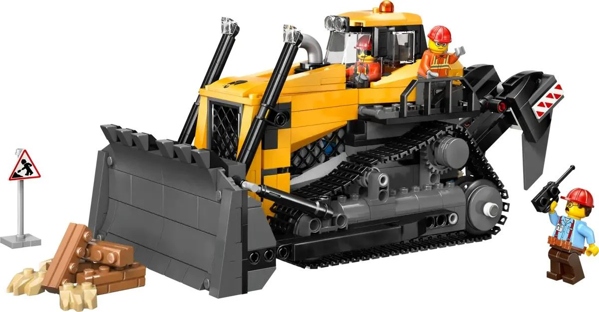 LEGO City - Buldozer galben, 682 el. foto