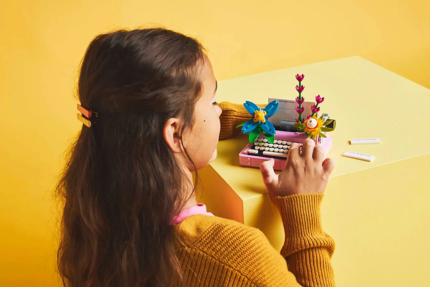 LEGO Creator - Masina de scris cu flori 3 in 1, 363 el. foto