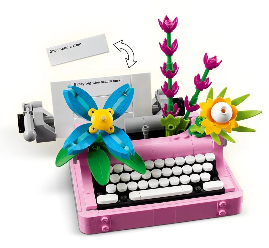LEGO Creator - Masina de scris cu flori 3 in 1, 363 el. foto