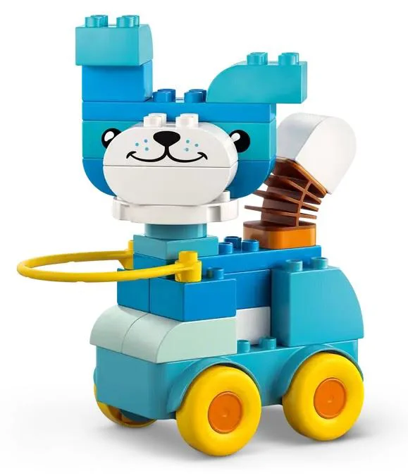 LEGO Duplo - 3 в 1: Животные на колёсах, 58 эл. foto