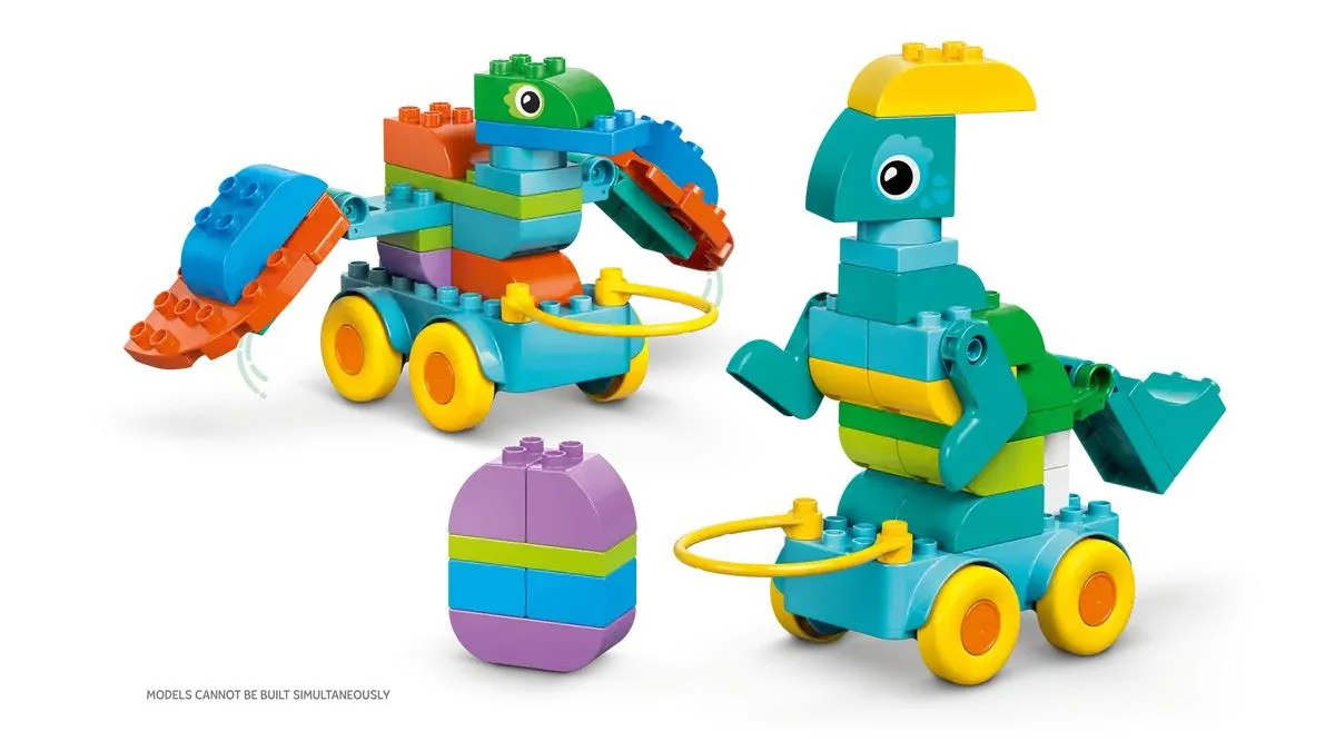 LEGO Duplo - 3 в 1: Динозавры на колёсах, 108 эл. foto