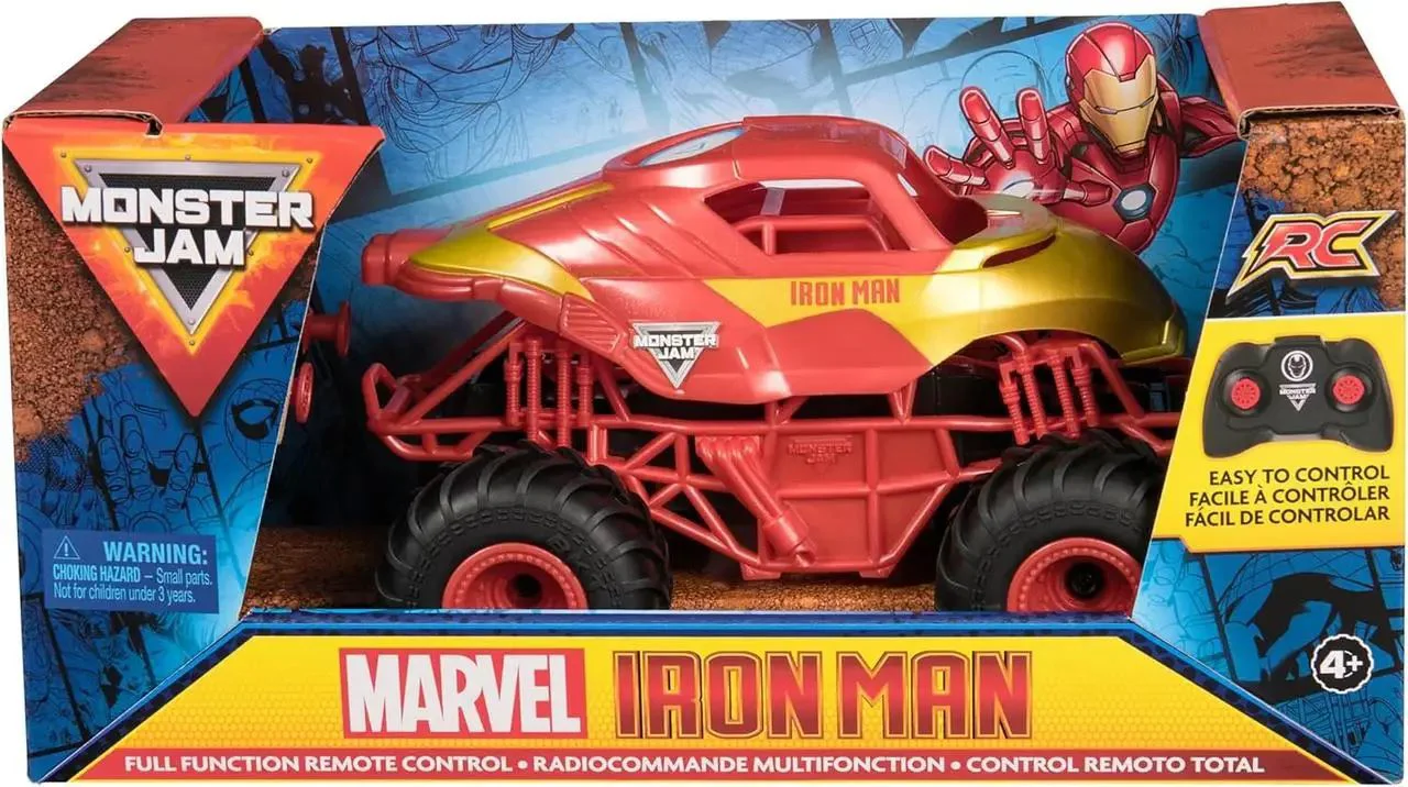 Jucarie cu telecomanda Spin Master Monster Jam - Omul de Fier, 1:24 foto
