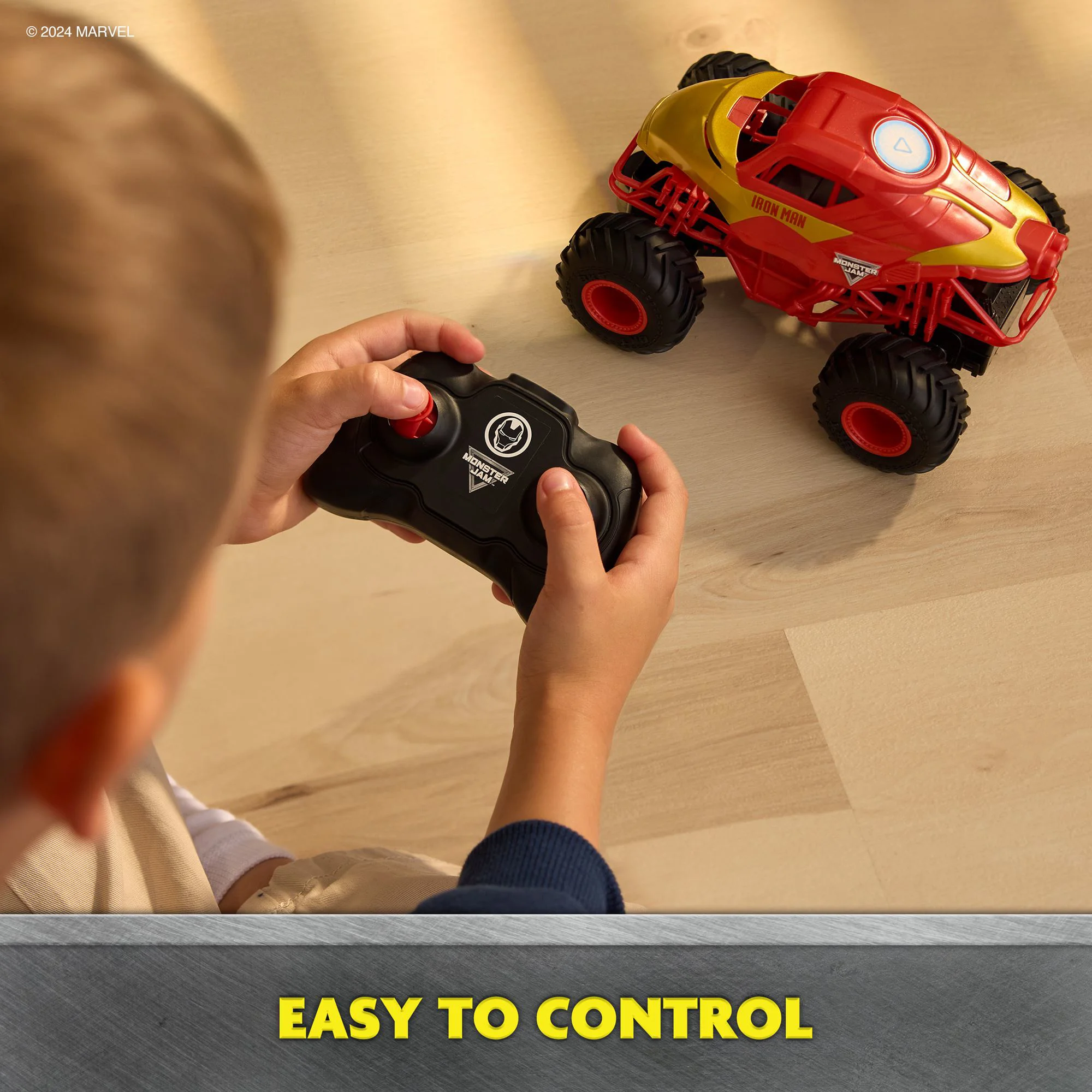 Jucarie cu telecomanda Spin Master Monster Jam - Omul de Fier, 1:24 foto