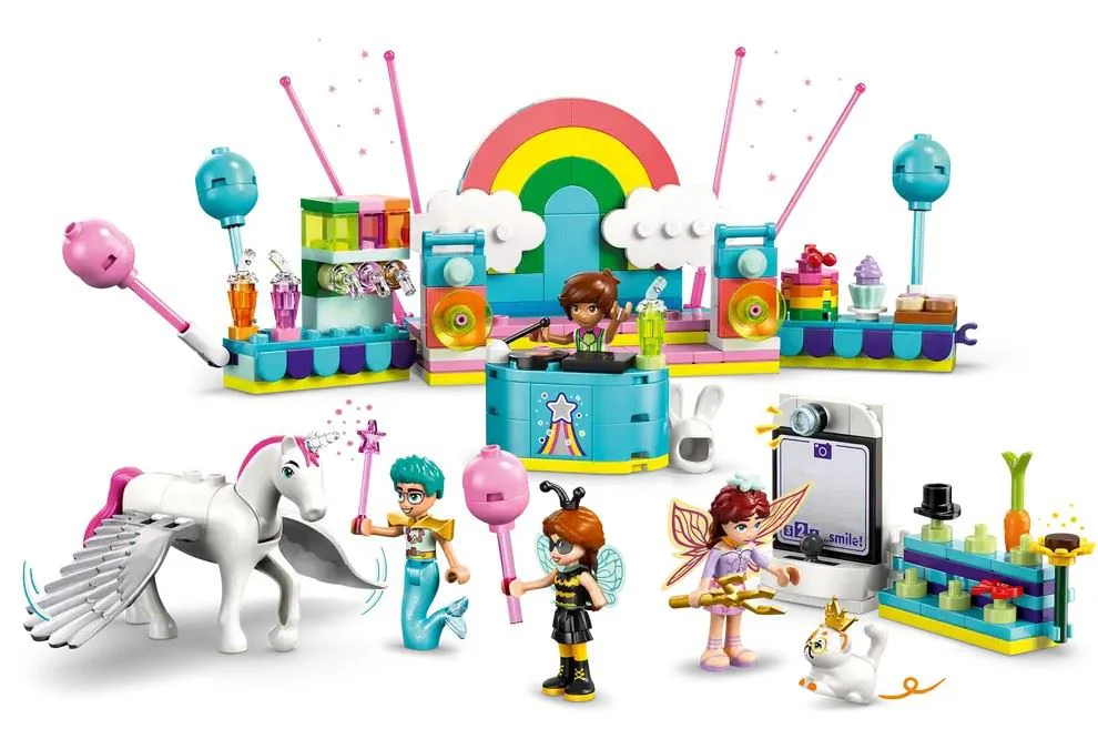 LEGO Friends - Petrecere costumata cu unicorni si zane, 261 el. foto