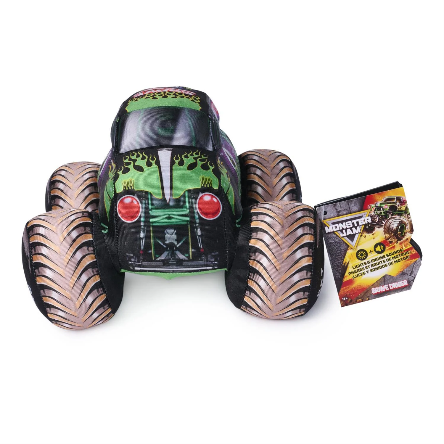 Jucarie din plus Spin Master Monster truck Megalodon si Grave Digger foto