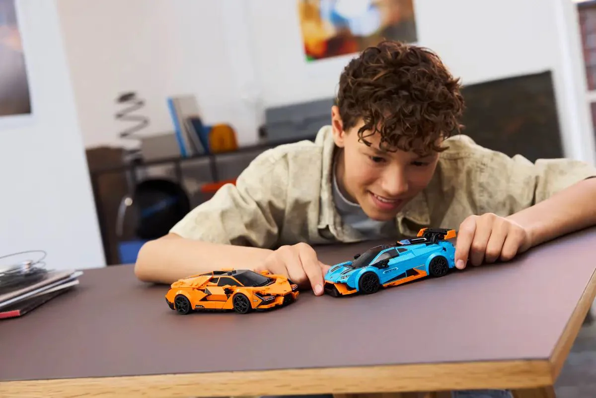 LEGO Speed Champions - Lamborghini Revuelto & Huracan STO, 607 эл. foto