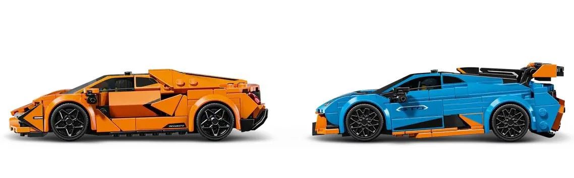 LEGO Speed Champions - Lamborghini Revuelto & Huracan STO, 607 эл. foto