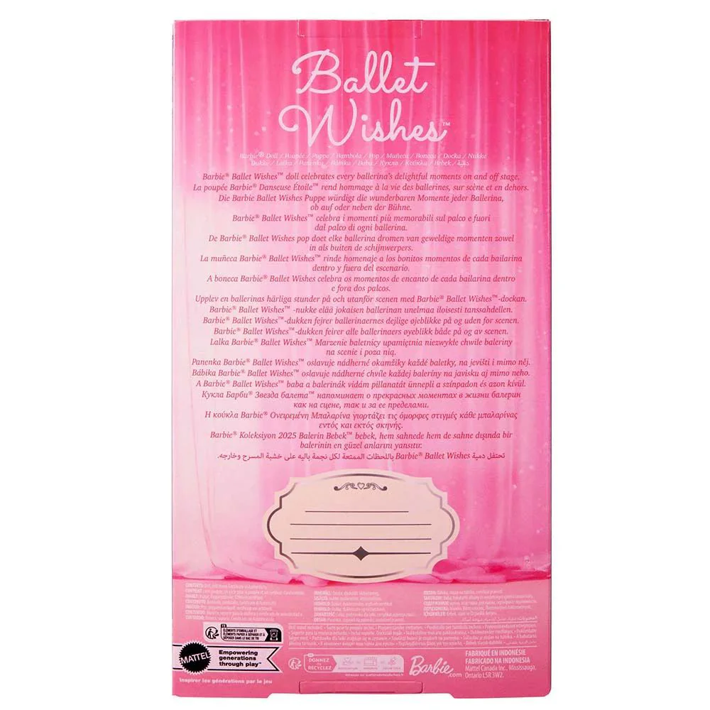 Papusa de colectie Barbie Signature Ballet Wishes 2025 foto