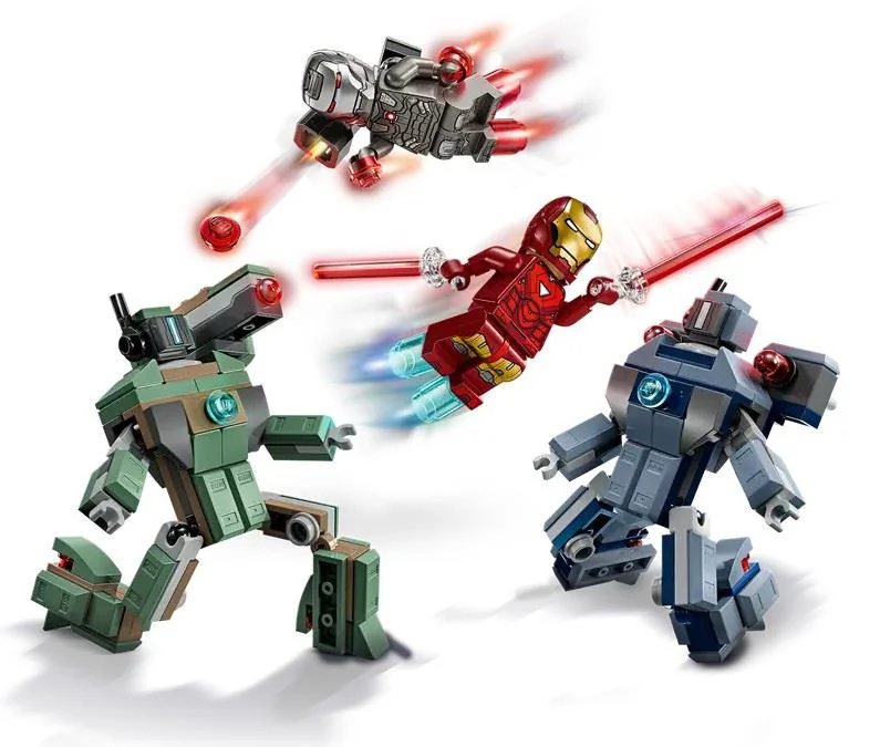 LEGO Marvel - Iron Man & War Machine vs. Hammer Drones, 204 el. foto