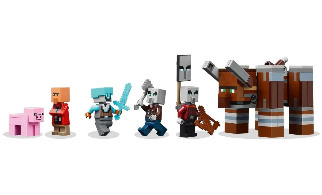 LEGO Minecraft - Аванпост грабителей и Раваджер, 665 эл. foto