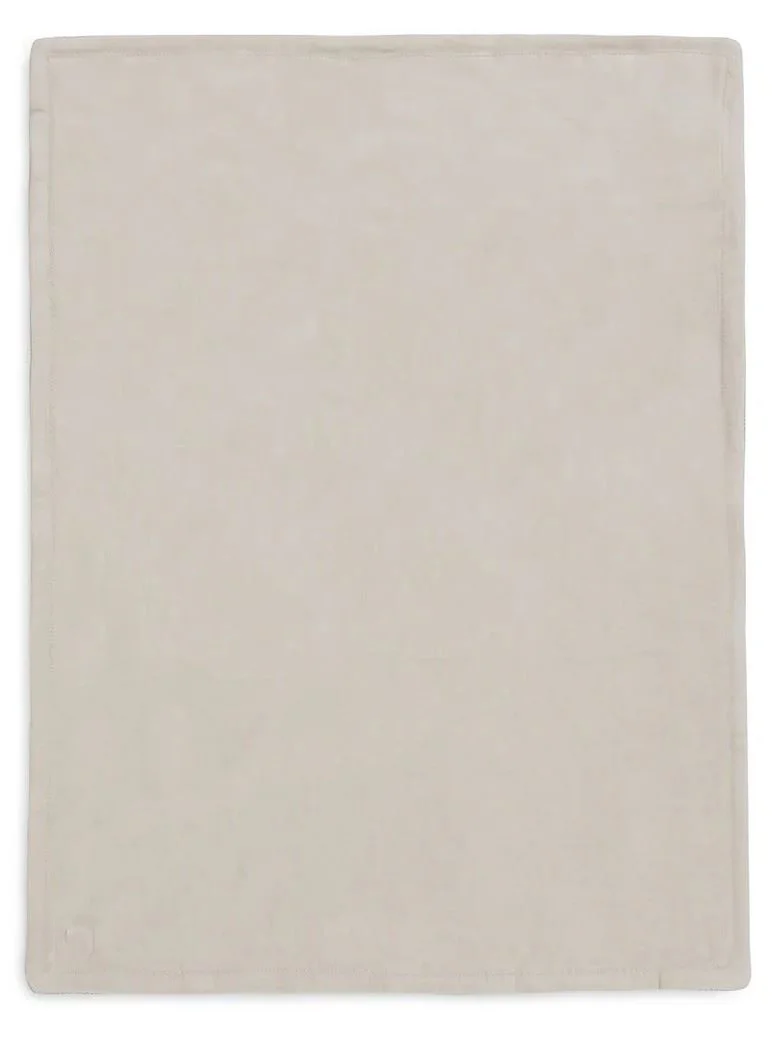 Плед Jollein Box Knit Warm Sand/Velvet GOTS, 75x100 см foto