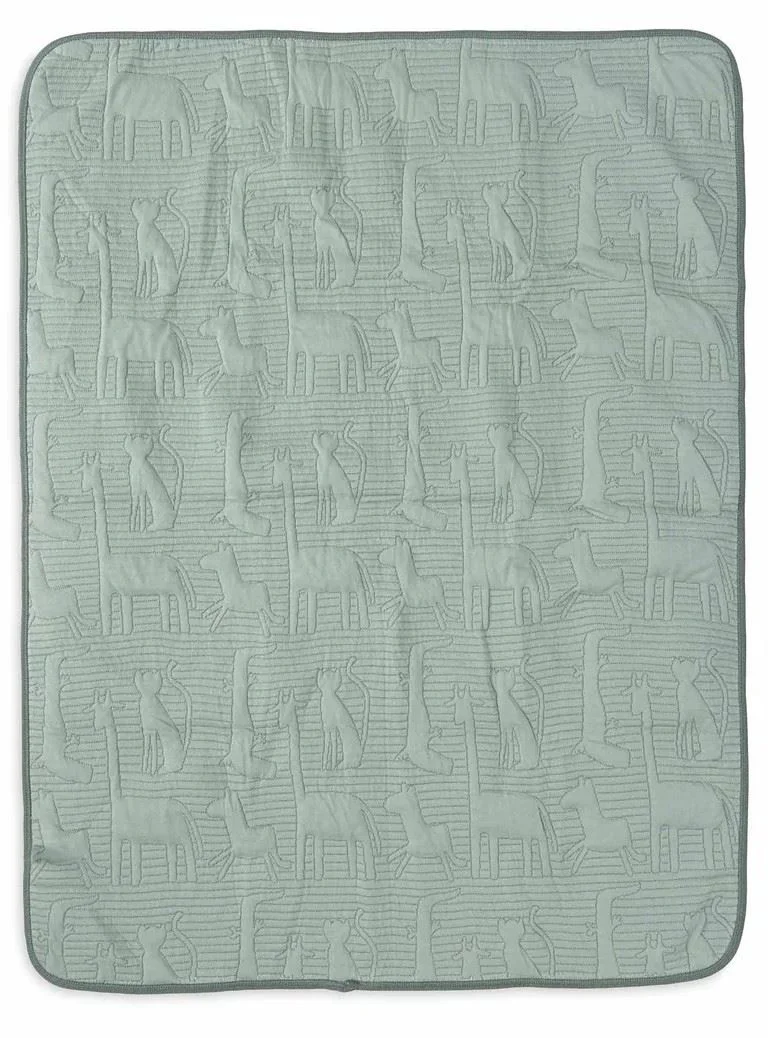 Paturica Jollein Jungle Jambo Ash Green/Laurel, 100x150 cm foto