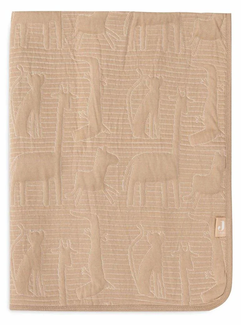 Paturica Jollein Jungle Jambo Biscuit/Oatmeal, 75x100 cm foto