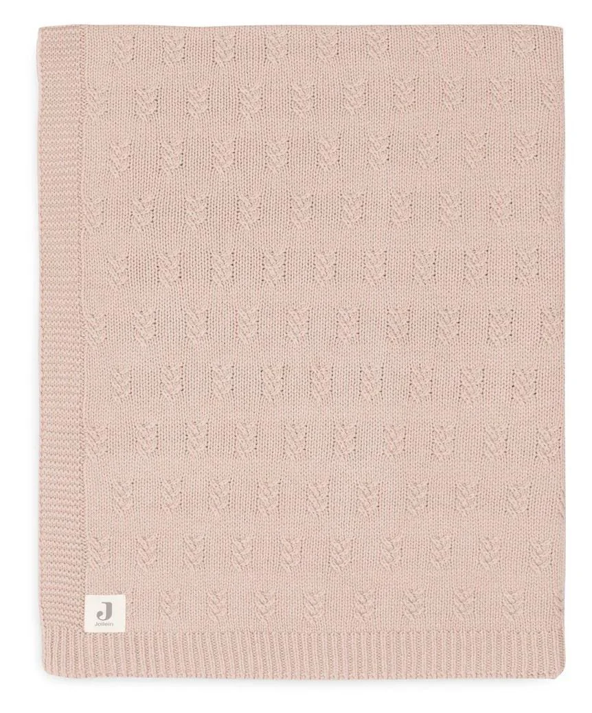 Paturica Jollein Grain Knit Wild Rose, 75x100 cm foto