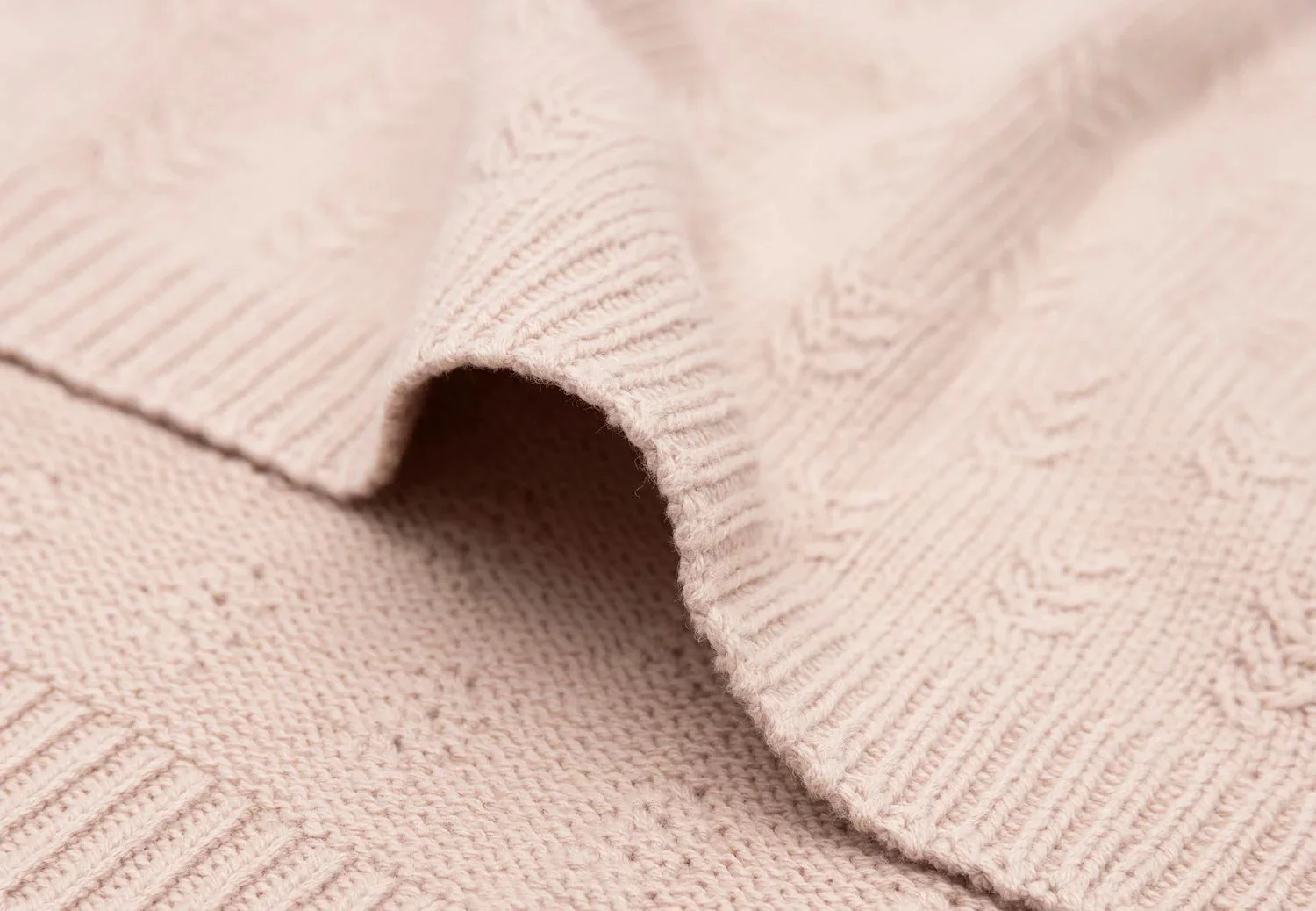 Paturica Jollein Grain Knit Wild Rose, 75x100 cm foto