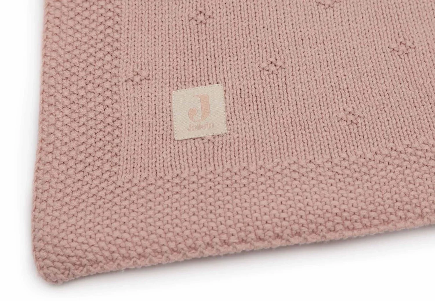 Paturica Jollein Cosy Knit Wild Rose, 100x150 cm foto
