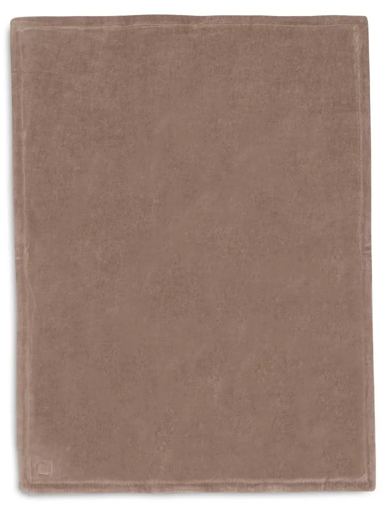 Плед Jollein Box Knit Milky Coffee/Velvet GOTS, 75x100 см foto