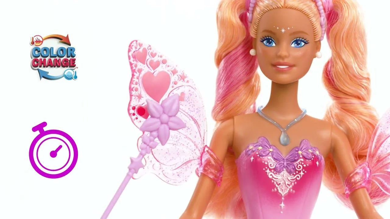 Papusa Barbie Fantasy Fairy Change Color, 29 cm foto
