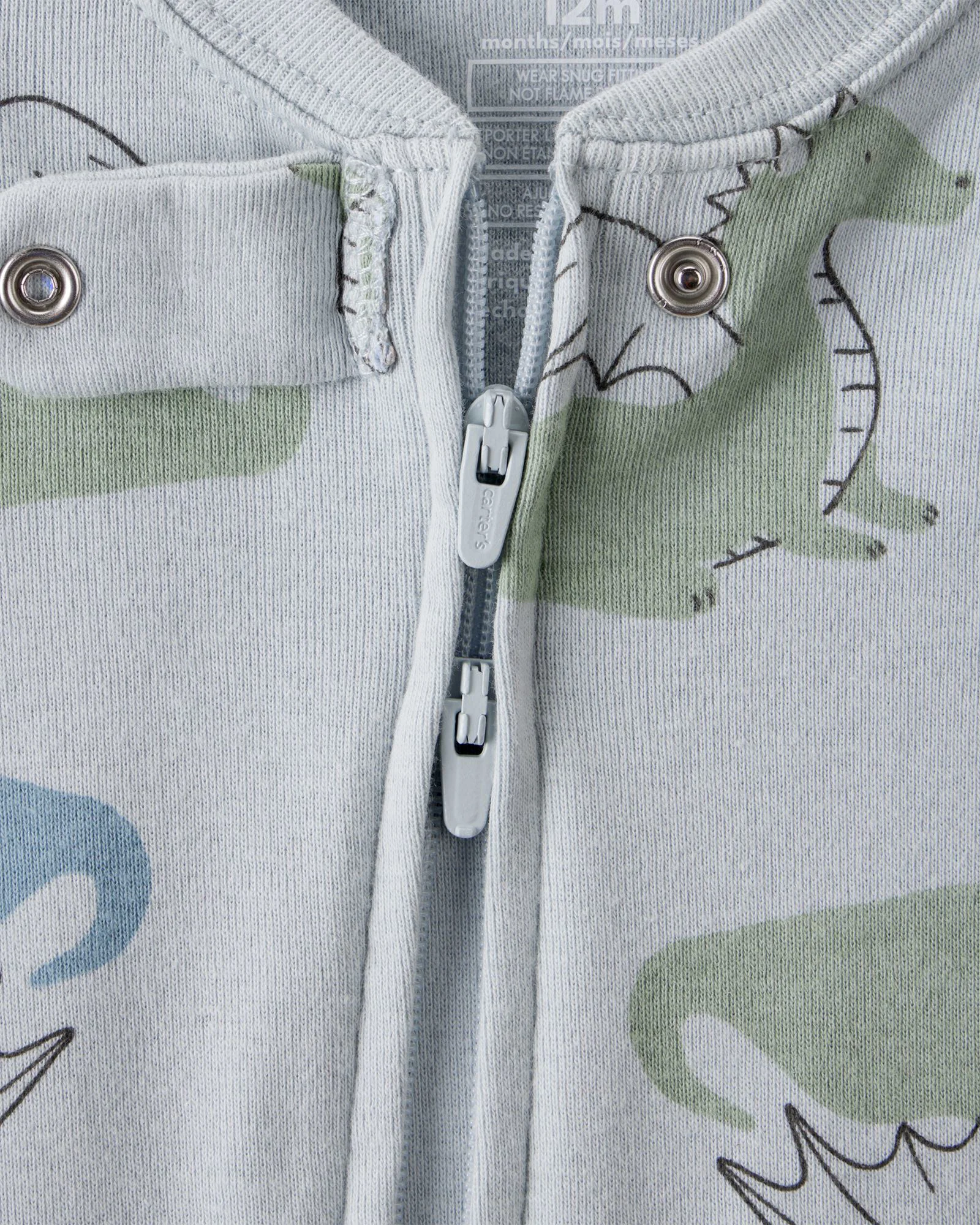 Carter's Pijama din bumbac Blue Dragon foto