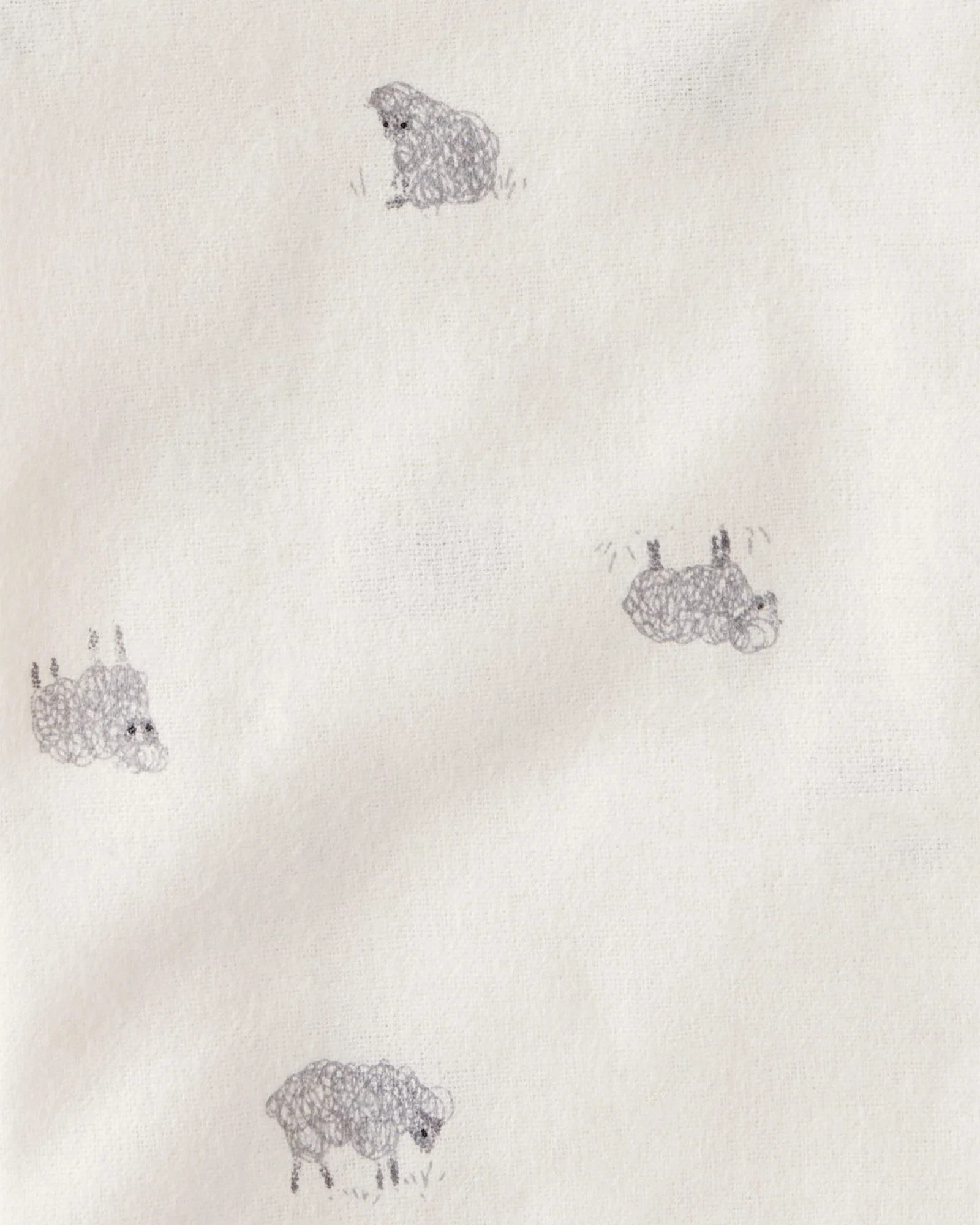 Carter's Set 4 paturele din bumbac Grey Stripe Sheep foto