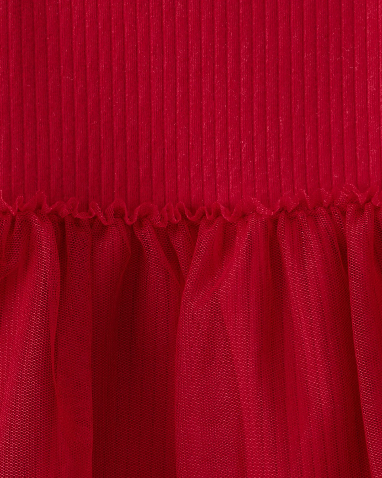 Carter's Set 2 piese Christmas Red Tulle - bluza cu tul si pantaloni foto