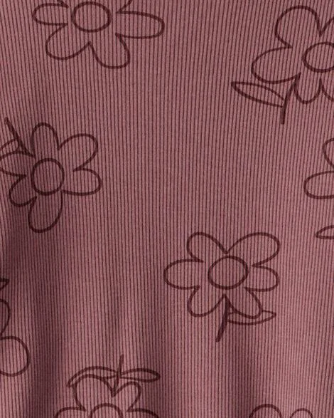 Carter's Set 2 piese Brown Floral - bluza si pantaloni foto