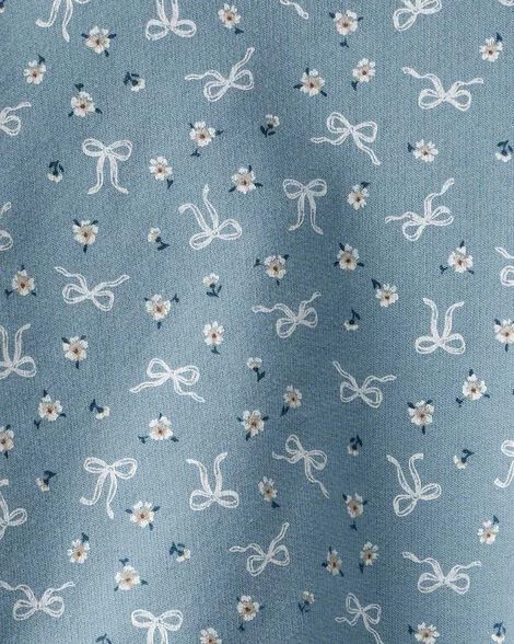 Carter's Комплект 2 в 1 Blue Floral - худи с капюшоном и штаны foto