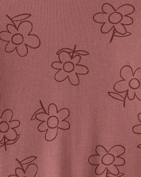 Carter's Set 2 piese Brown Floral - bluza si pantaloni foto