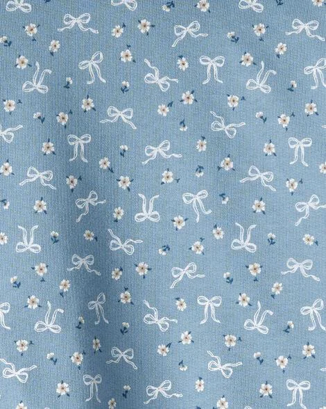 Carter's Set 2 piese Blue Floral - hanorac cu gluga si pantaloni foto