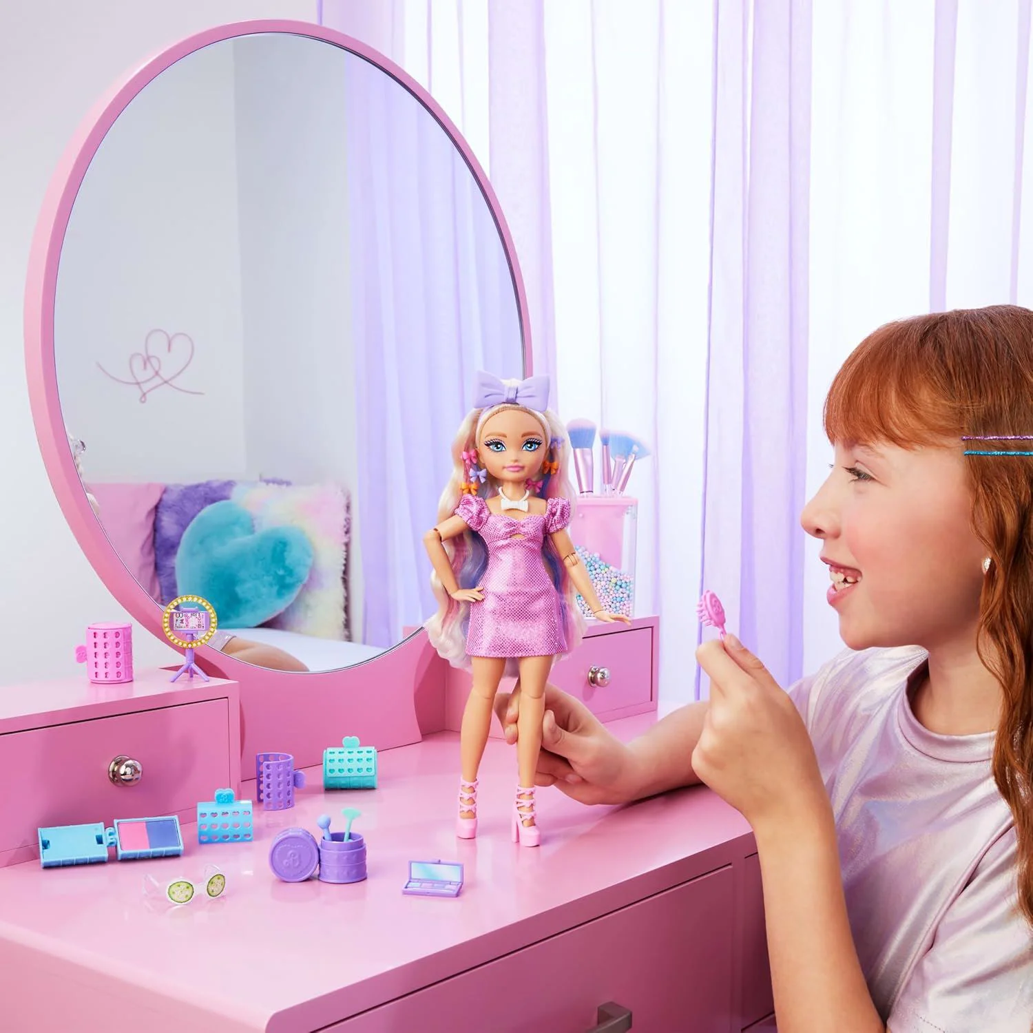 Papusa Barbie Dream Besties, Pregatiri cu Barbie - Malibu foto