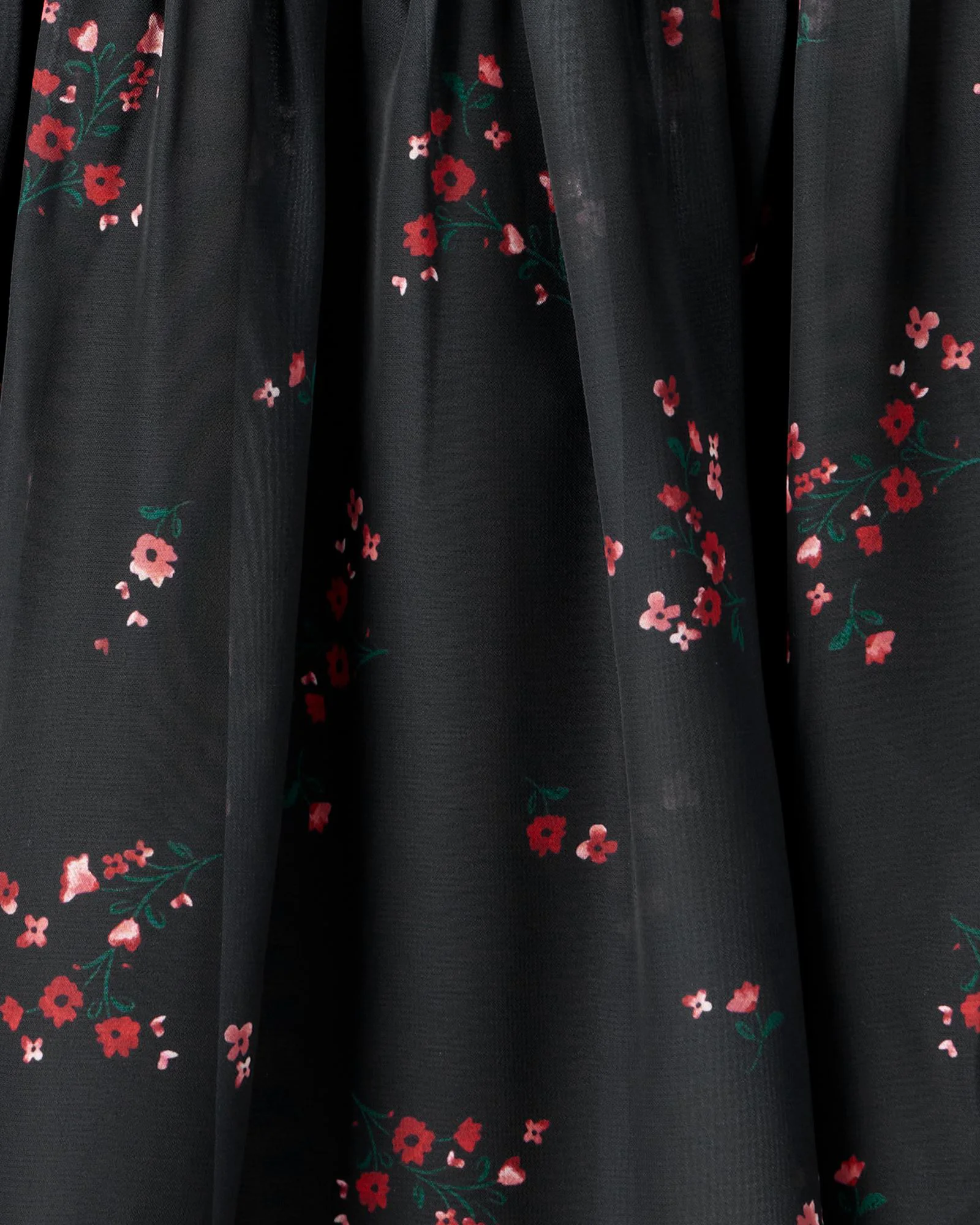 Carter's Платье с короткими рукавами Chiffon Black Floral foto