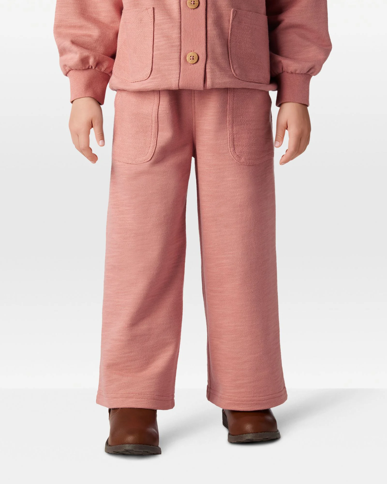 Carter's Хлопковые широкие штаны Pink Wide Leg foto