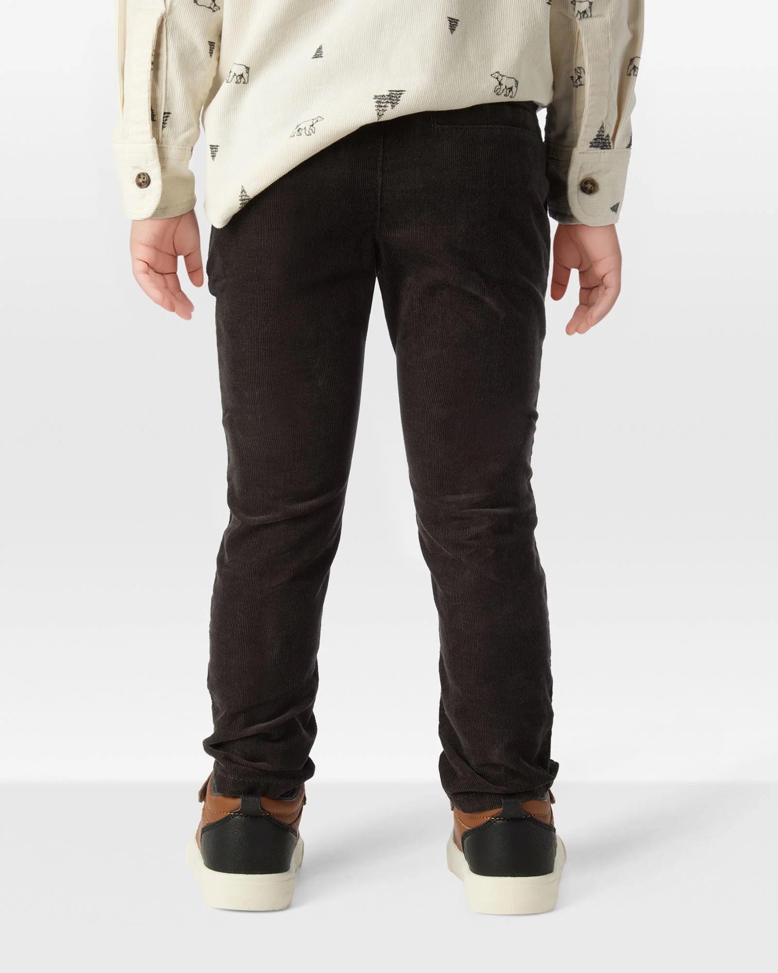 Carter's Pantaloni din catifea raiata Cord Black foto