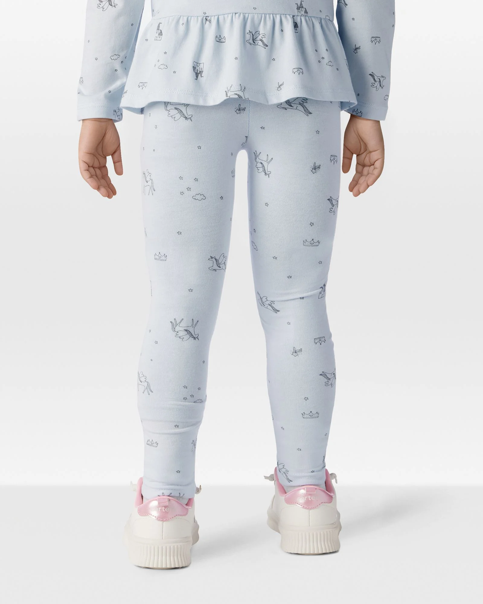 Carter's Leggings cu imprimeuri Stock Up Light Blue foto